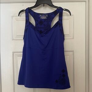 Tek Gear purpleTank Top with Black Design